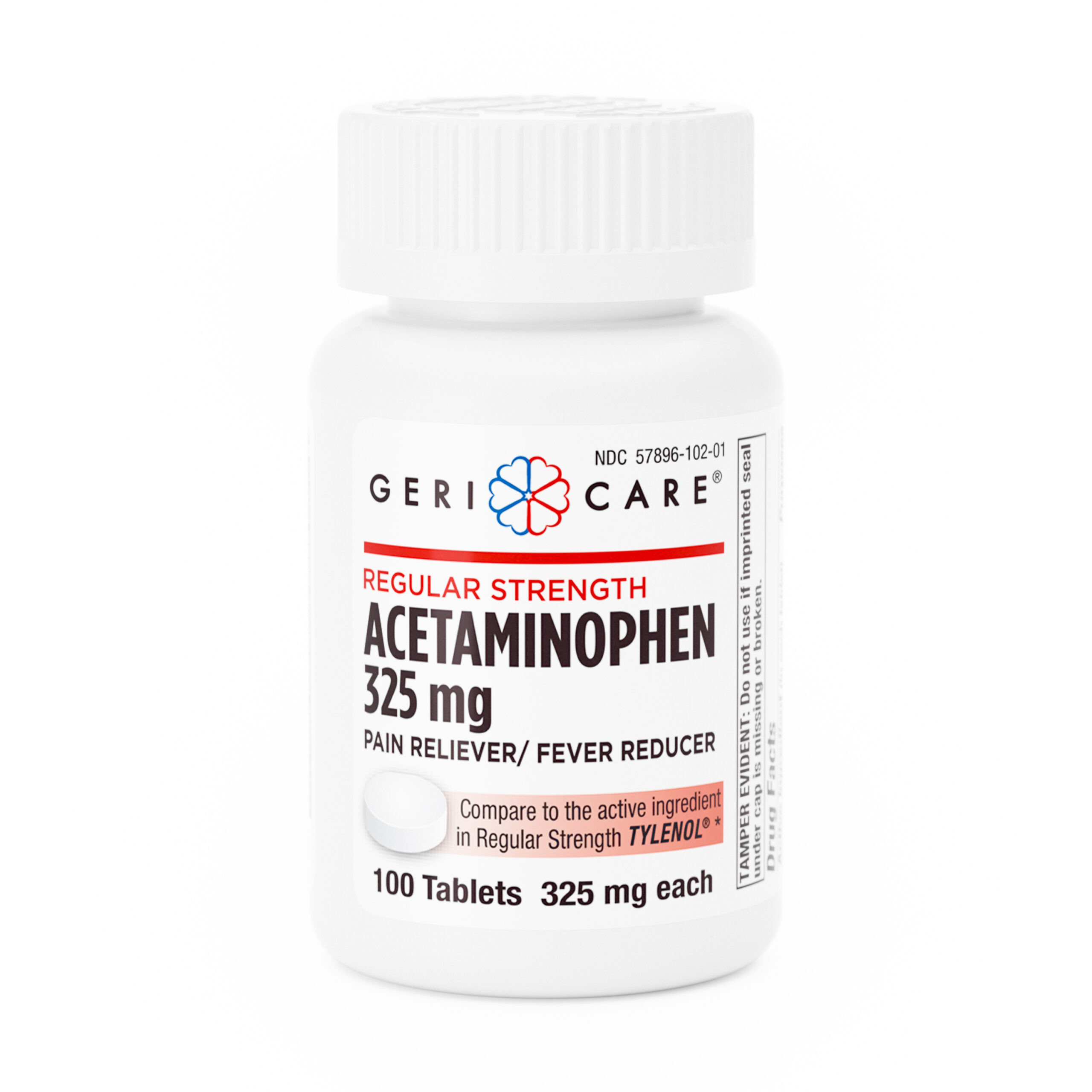 Acetaminophen Regular Strength 325mg – 100 Tablets