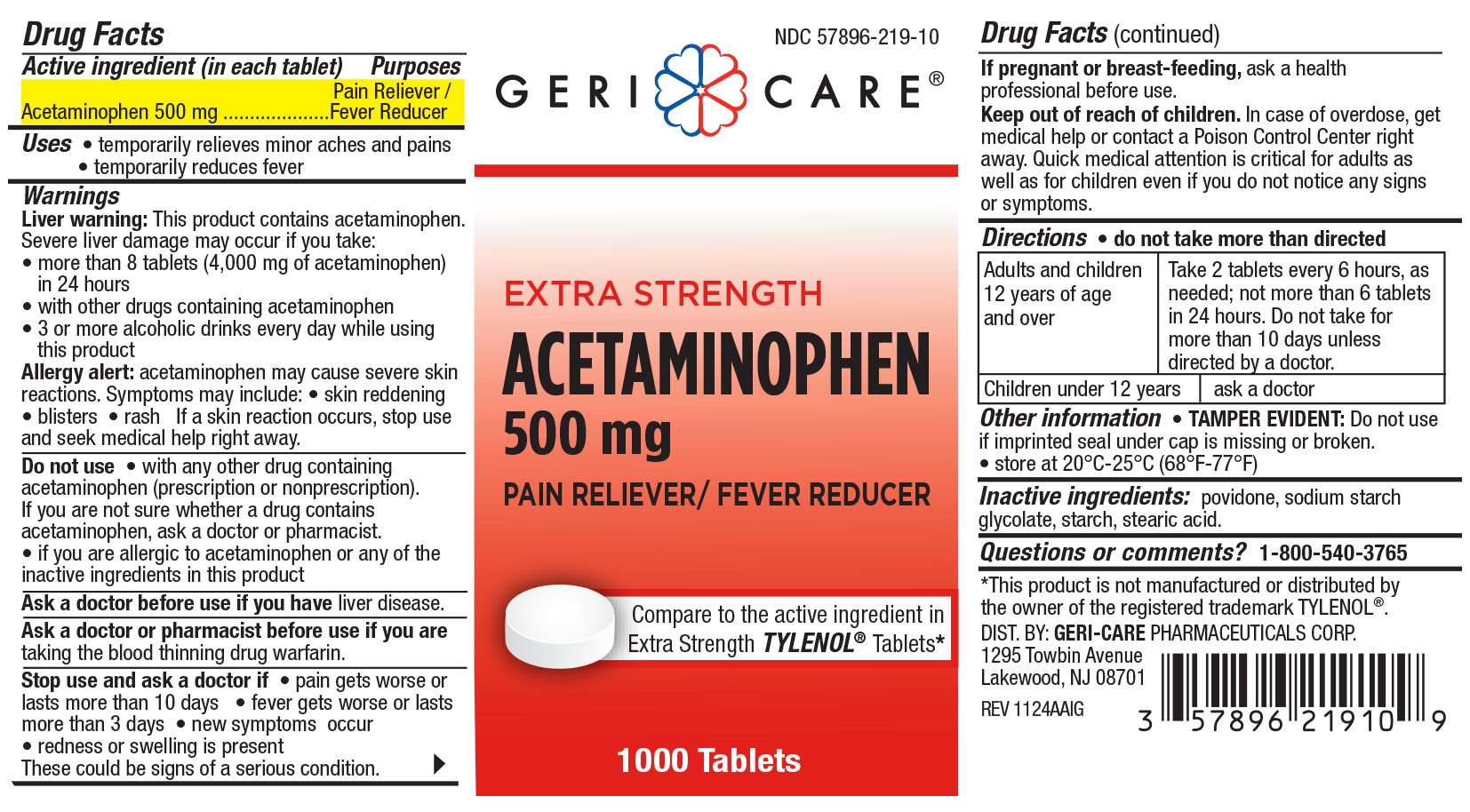 201AALG-10C-GCP_R1124_NDC 57896-219-10