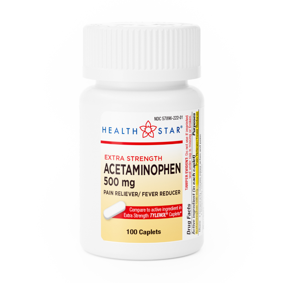 Extra Strength Acetaminophen – 100 Caplets