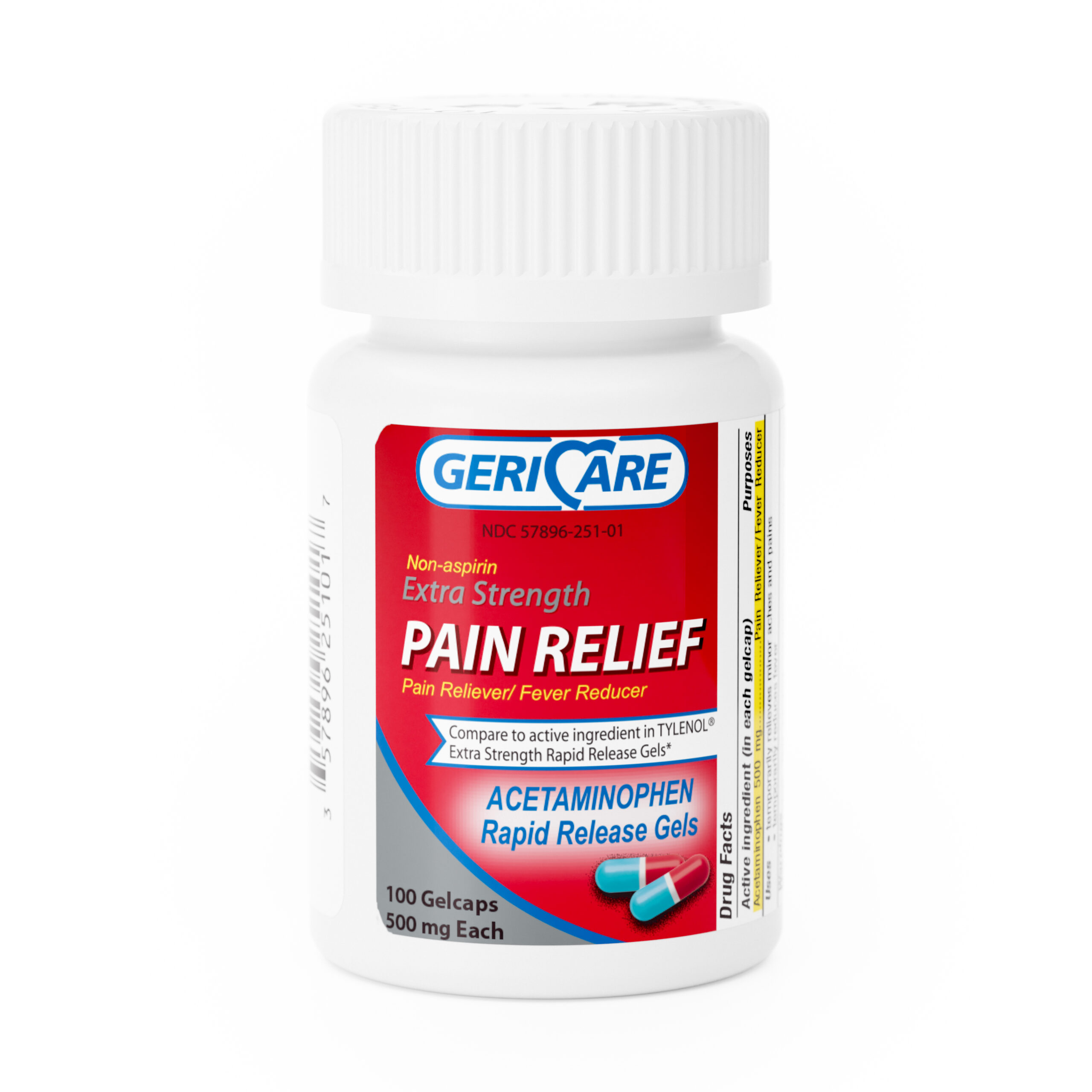 Extra Strength Pain Relief -100 Gelcaps