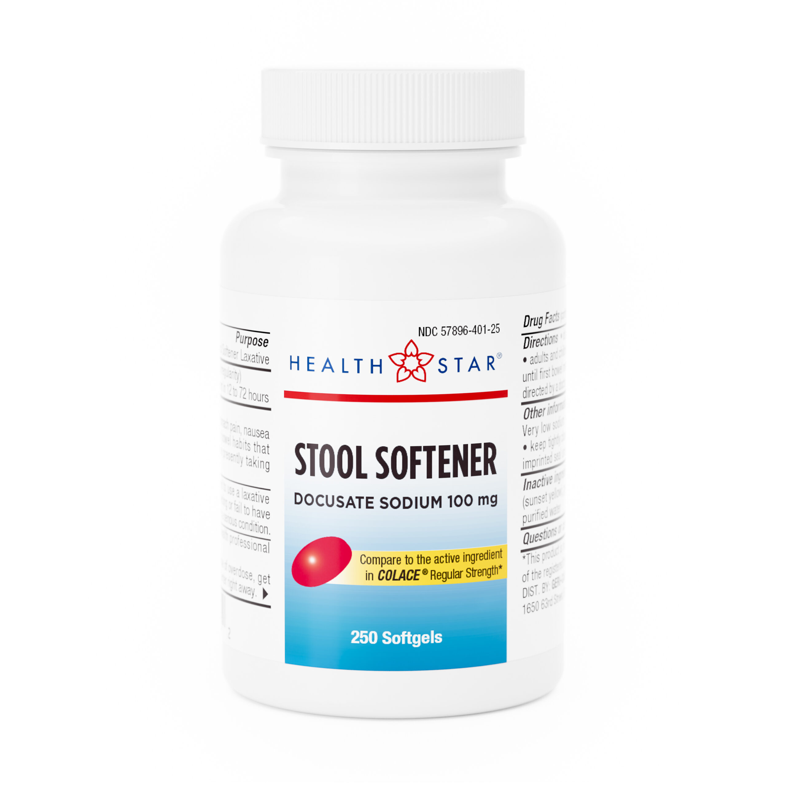 Stool Softener- 250 Softgels