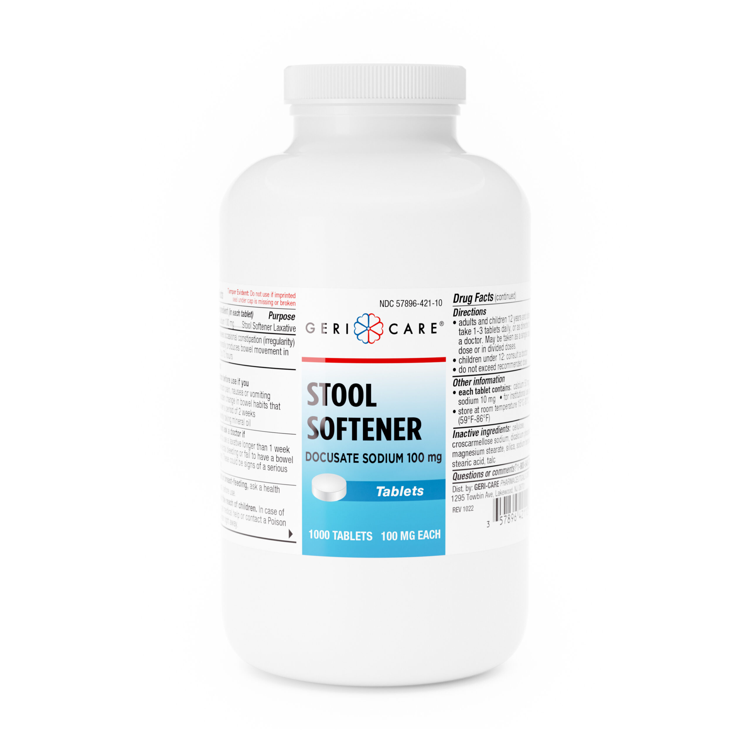 Stool Softener – 1000 Tablets