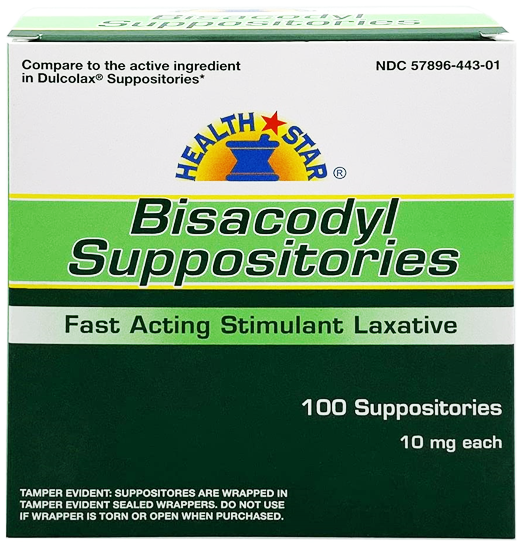 Bisacodyl 10mg – 100 Suppositories