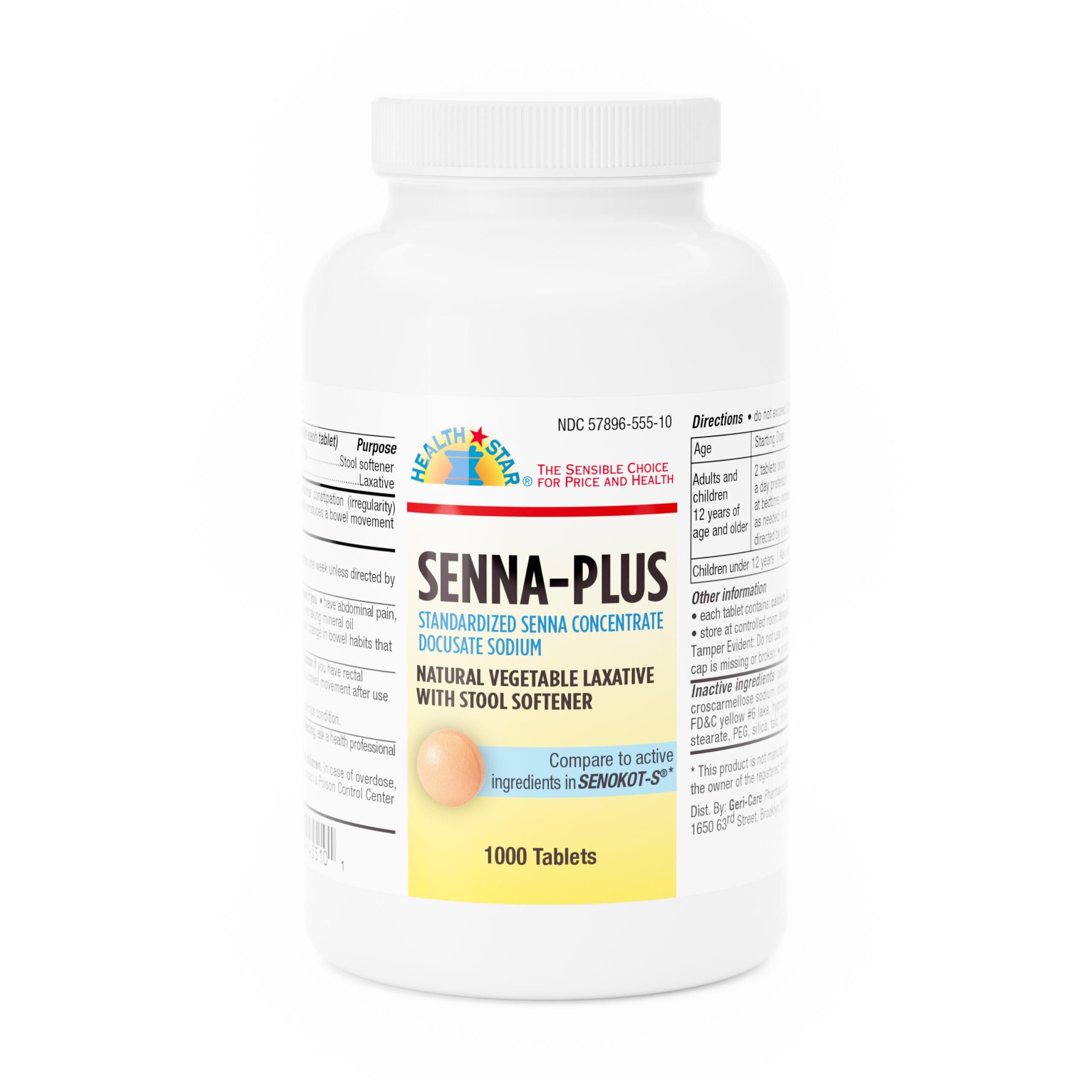 Senna Plus – 1000 Tablets