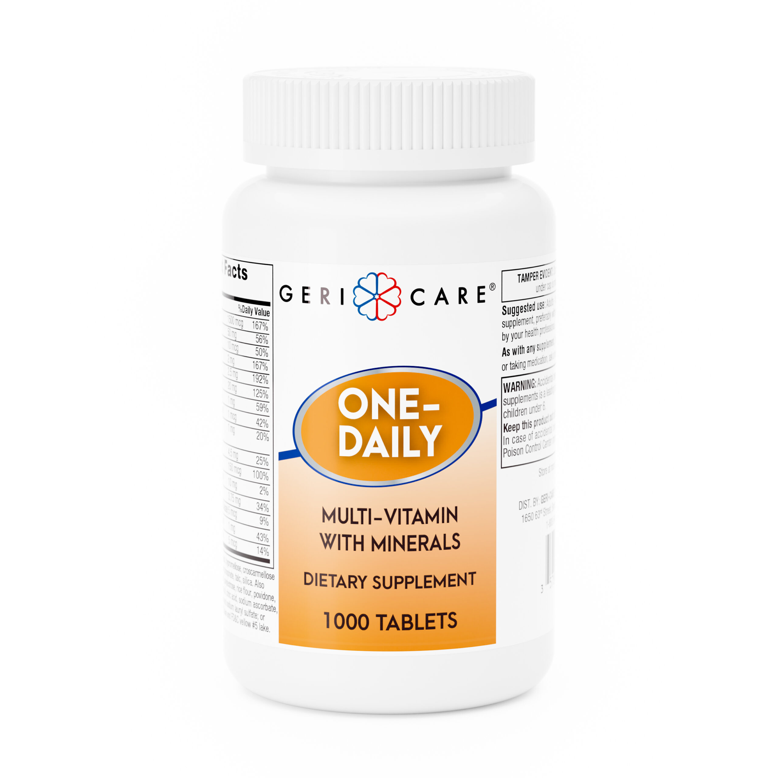 One-Daily Multi-Vitamin + Minerals – 1000 Tablets