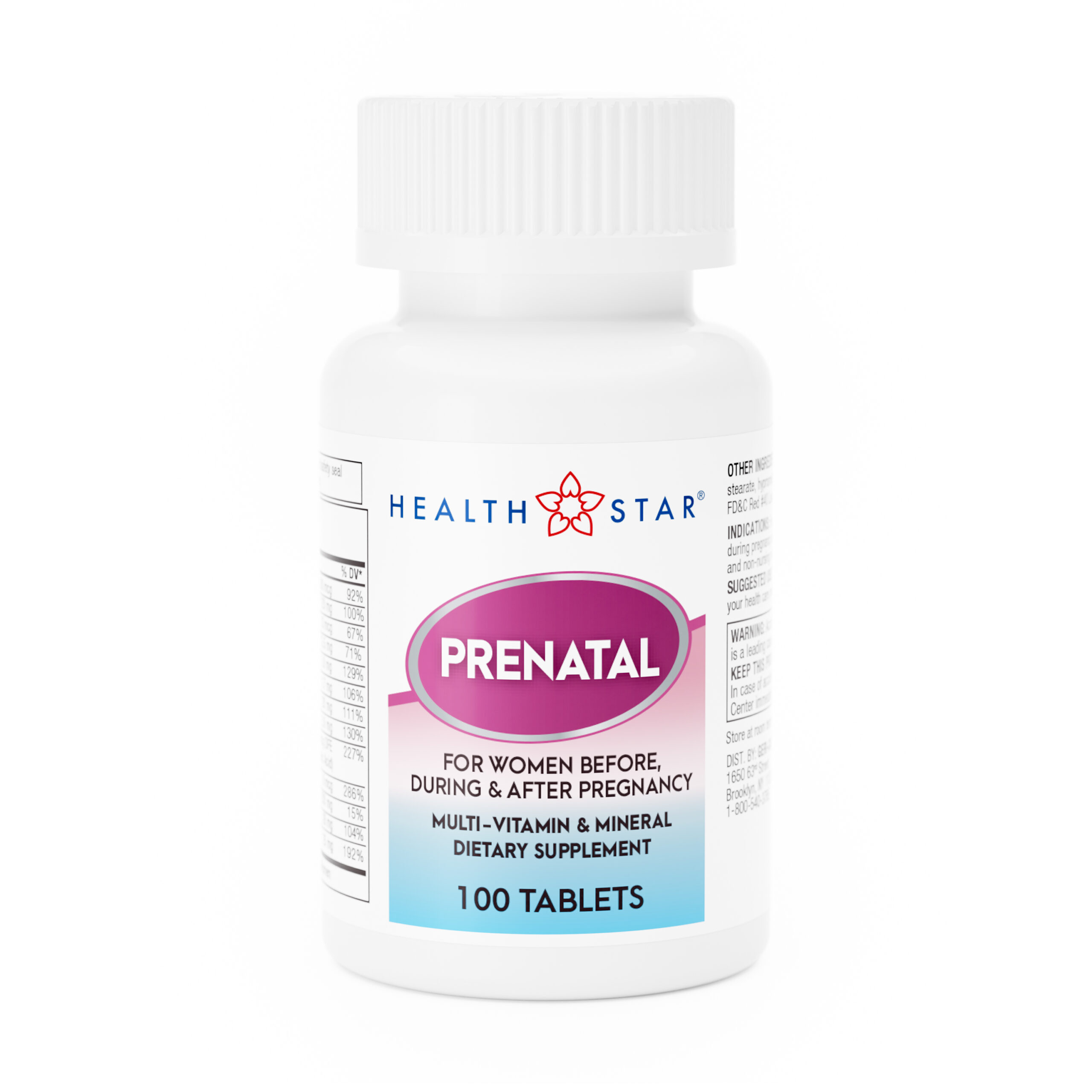 Prenatal Multi-Vitamins – 100 Tablets