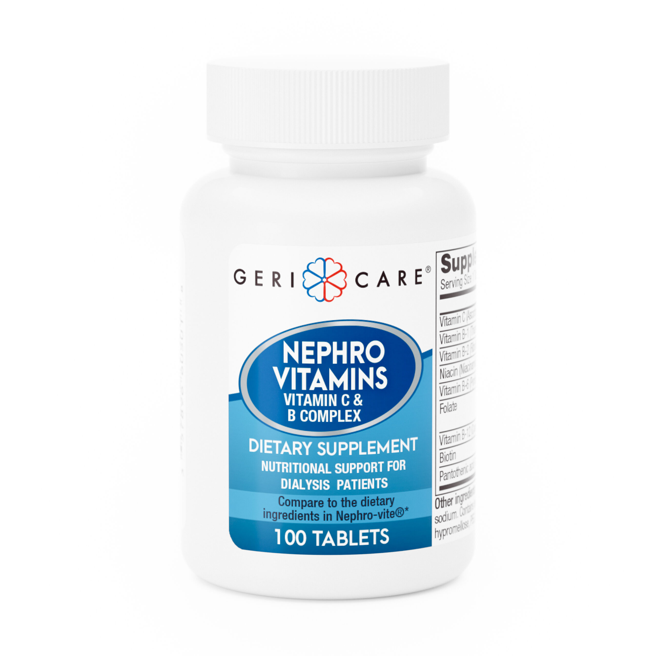 Nephro – Vitamin C & B Complex – 100 Tablets