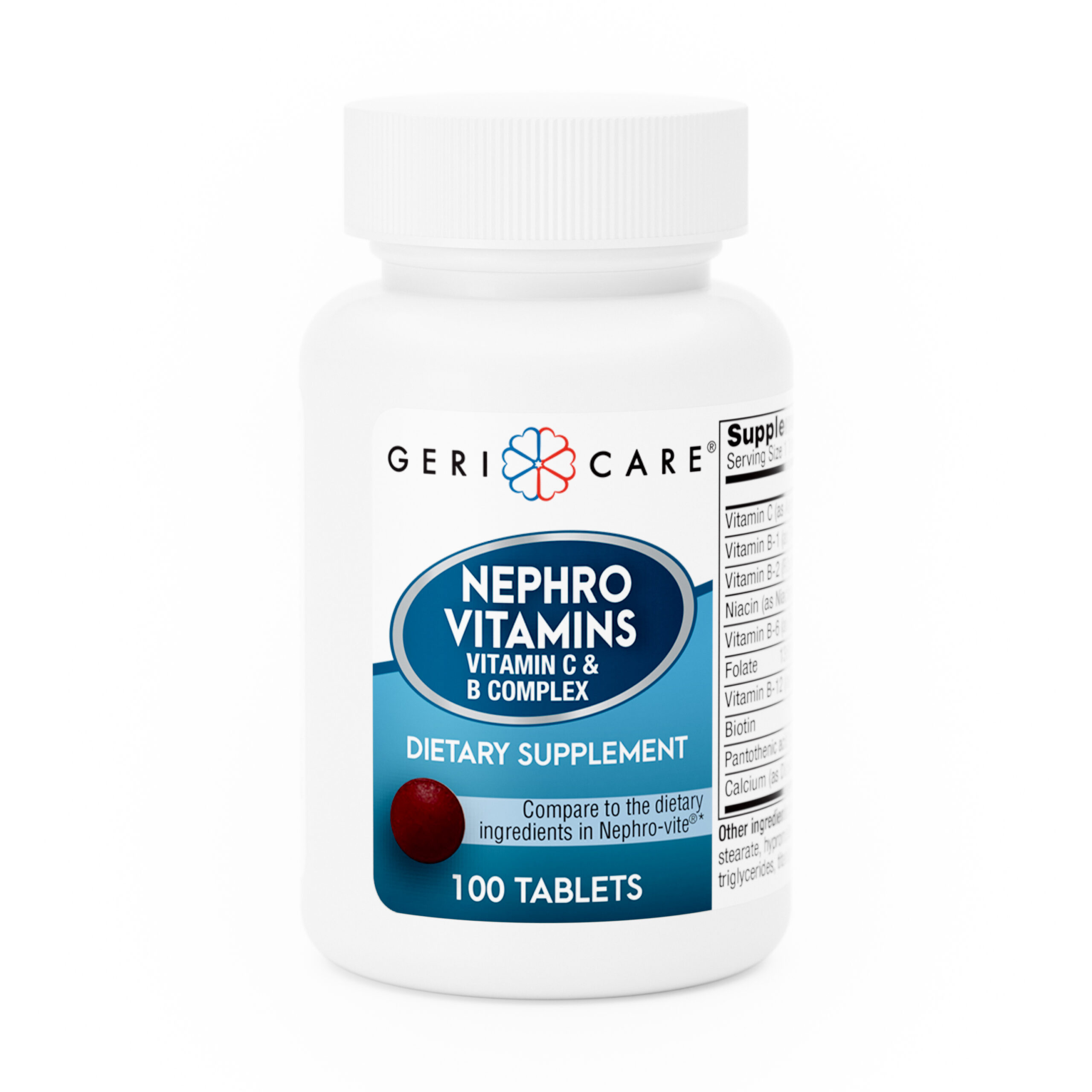 Nephro – Vitamin C & B Complex – 100 Tablets