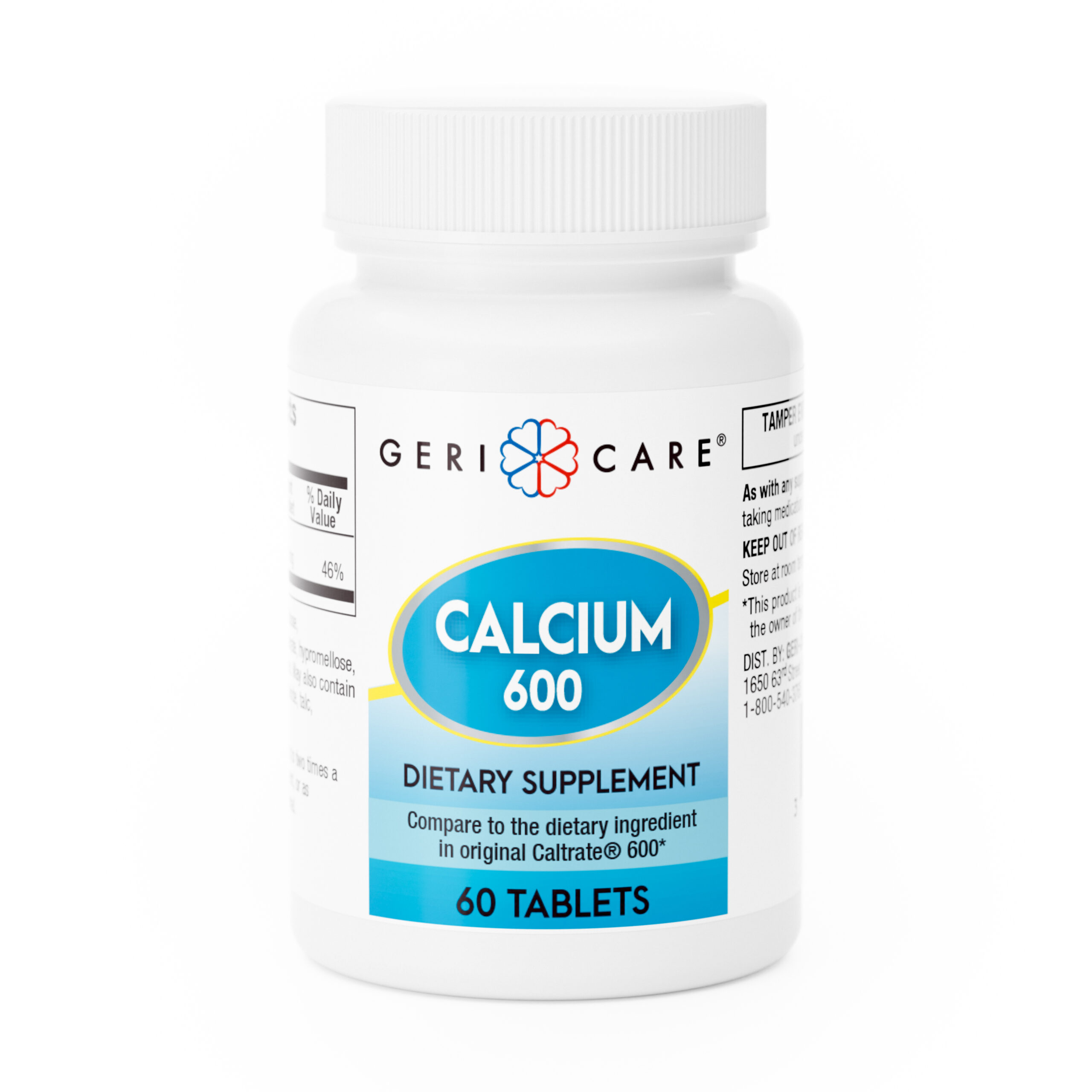 Calcium 600mg – 60 Tablets