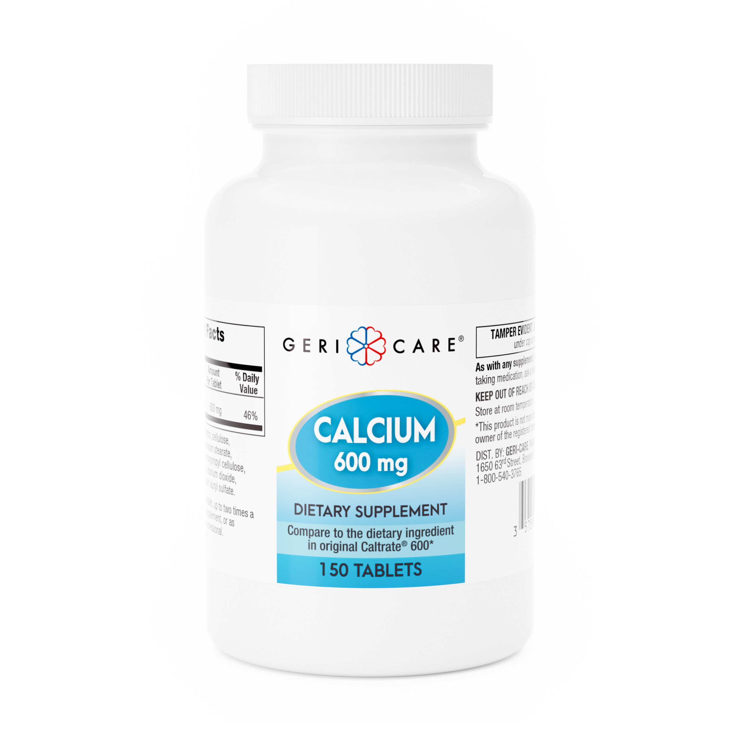 Calcium 600mg – 150 Tablets