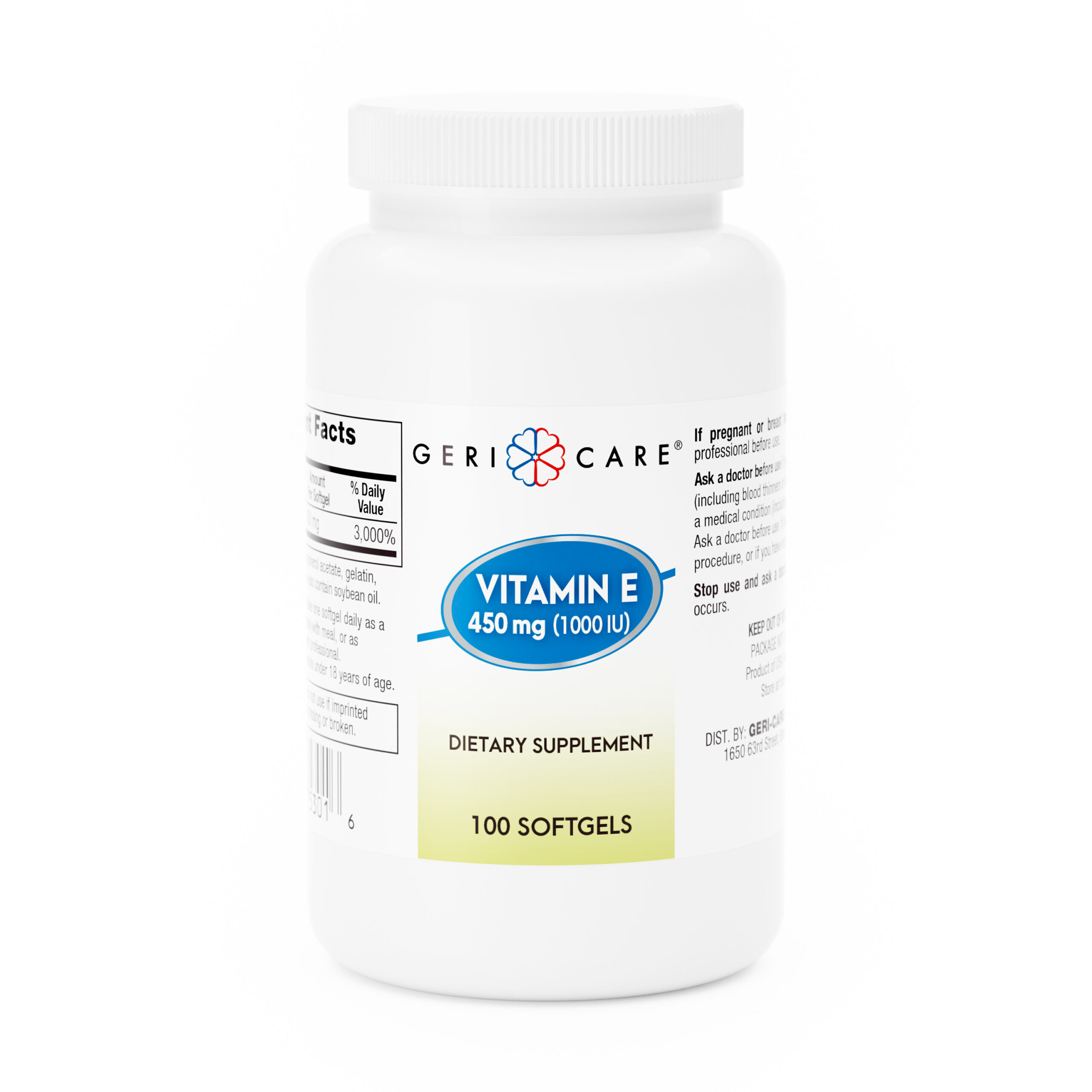 Vitamin E 450mg – 100 Softgels