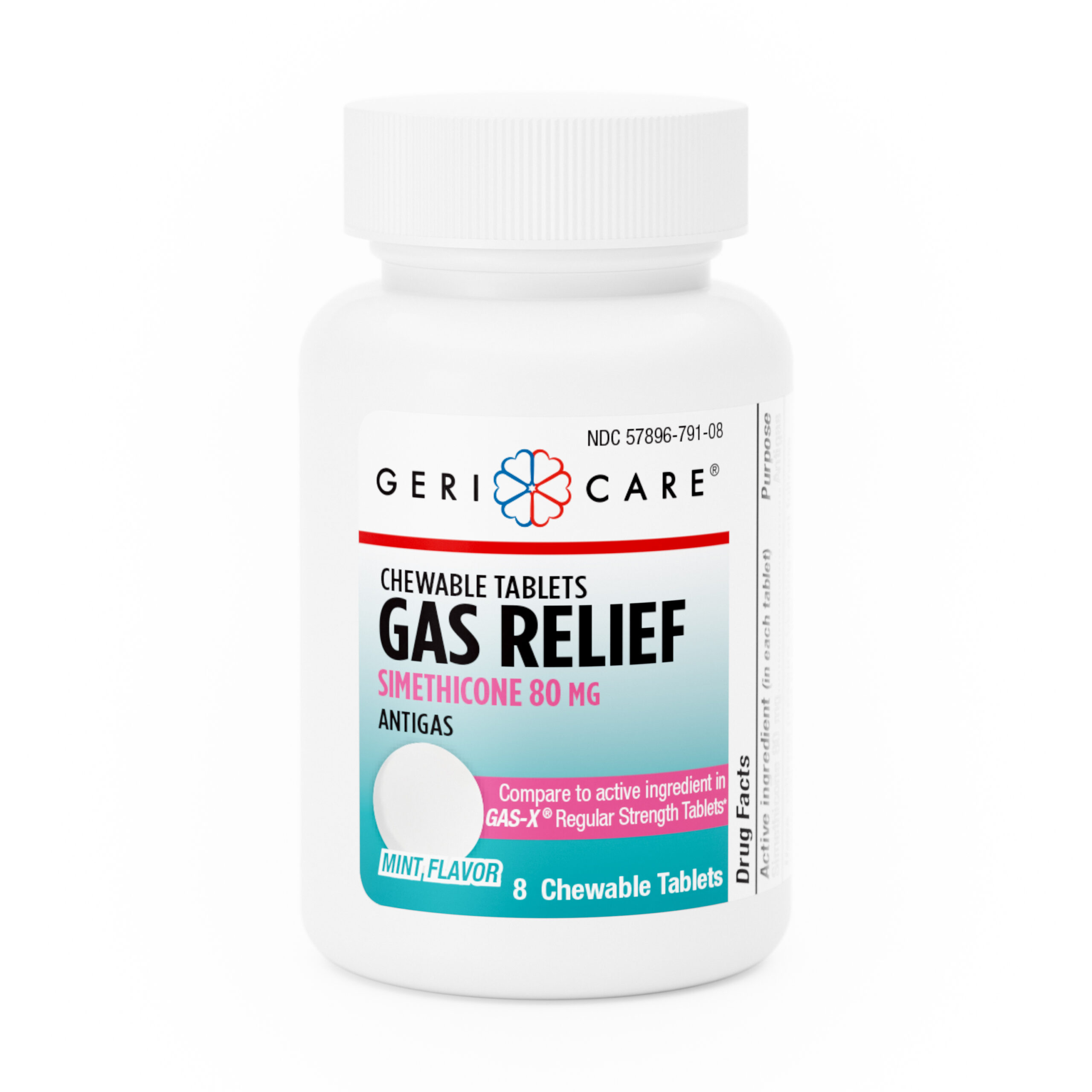 Gas Relief – 8 Chewable Tablets