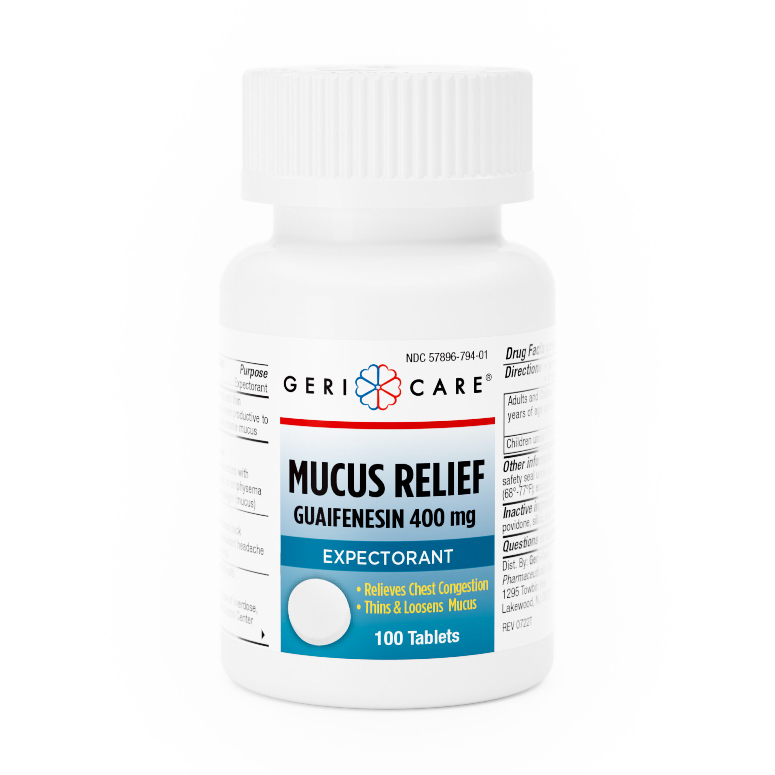 Mucus Relief – 100 Tablets