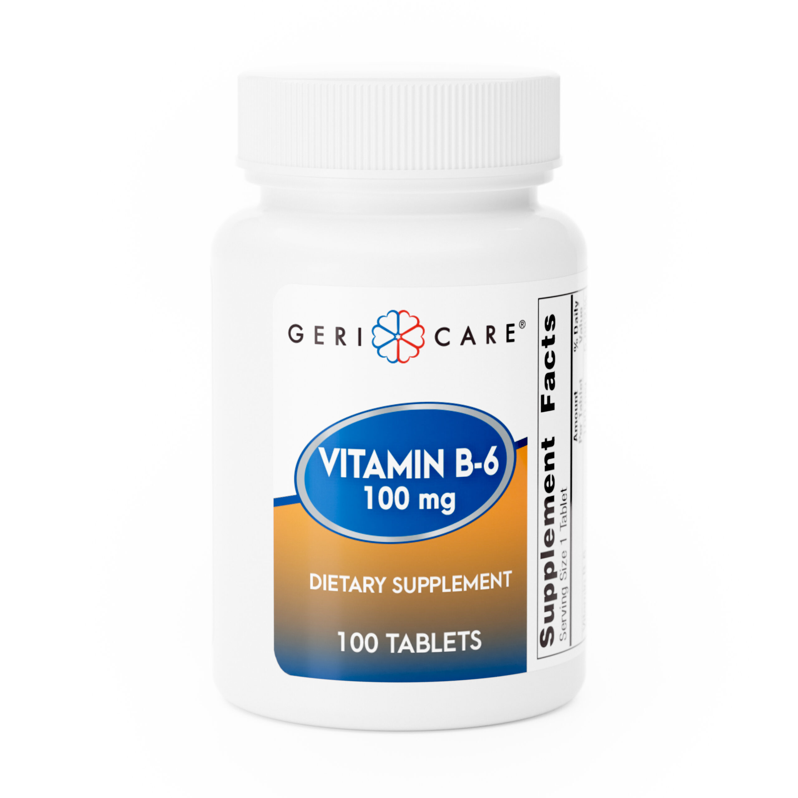 Vitamin B-6 100mg – 100 Tablets