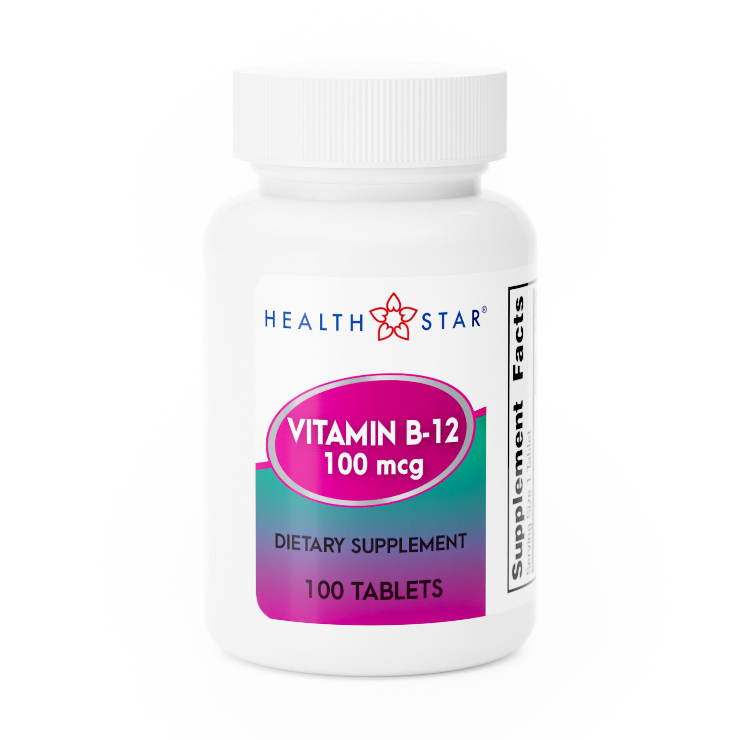 Vitamin B-12 100mcg – 100 Tablets