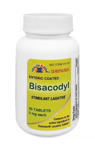 Bisacodyl 5mg – 25 Tablets
