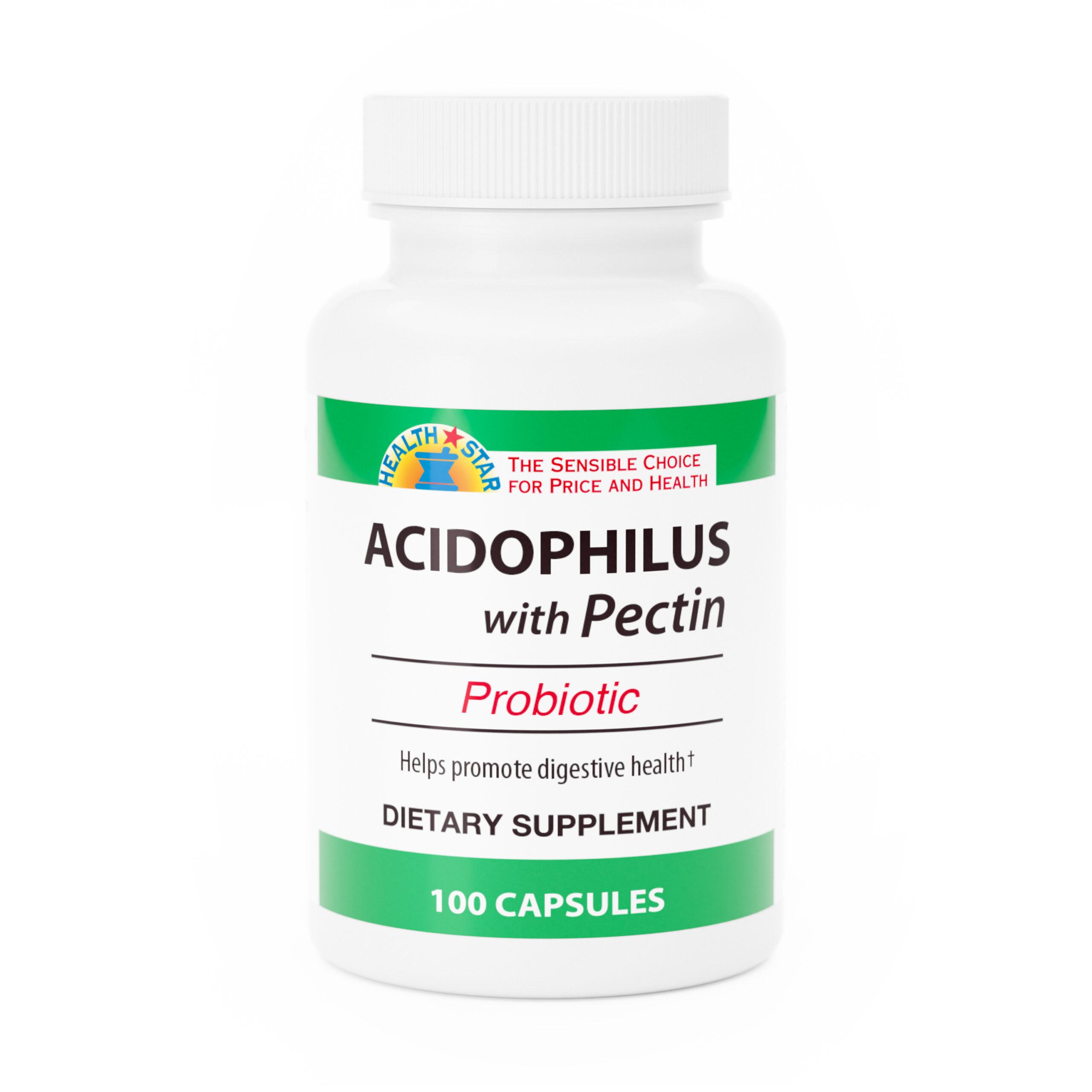 Acidophilus With Pectin – 100 Capsules