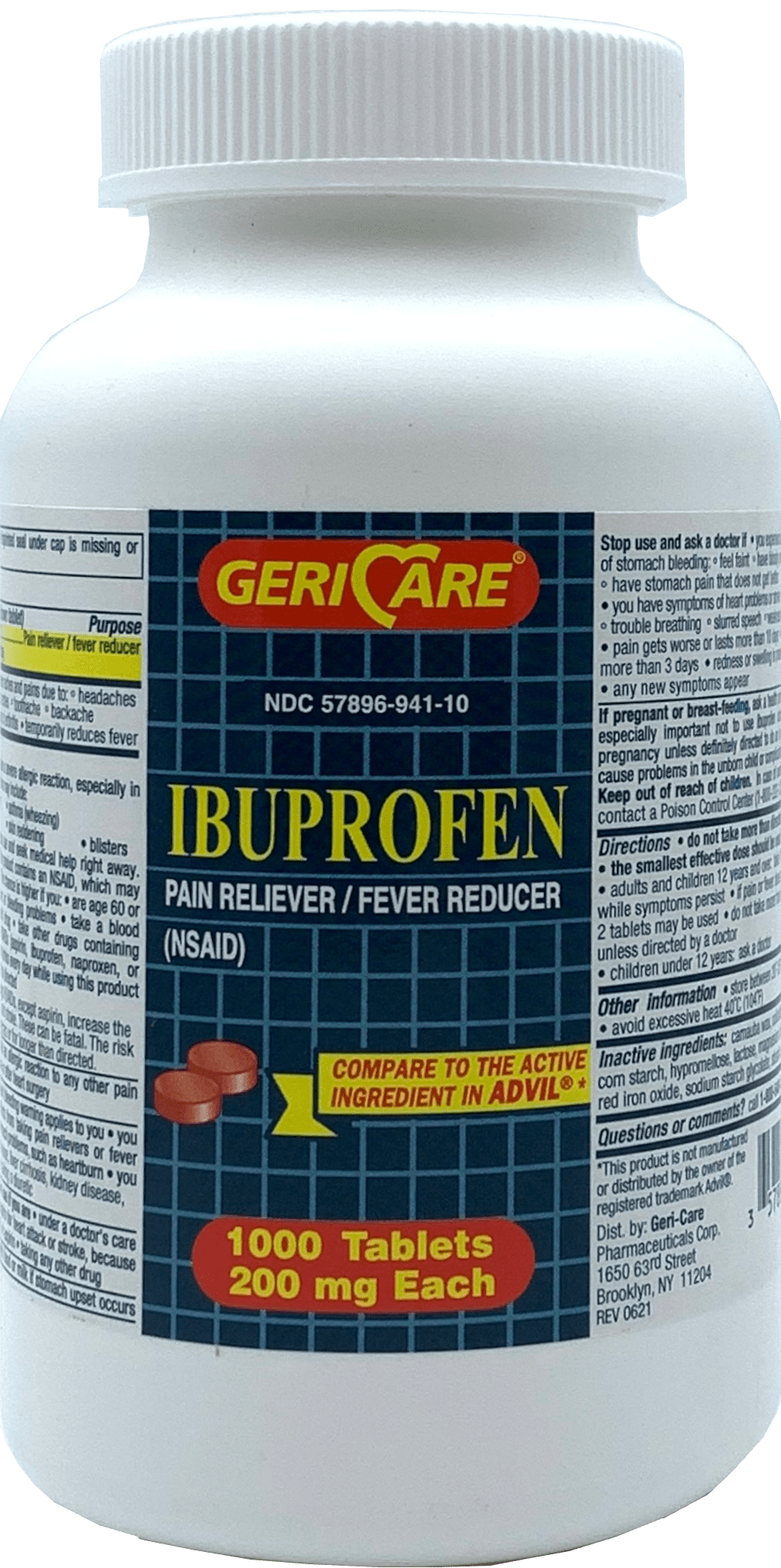 Ibuprofen 200mg – 1000 Tablets