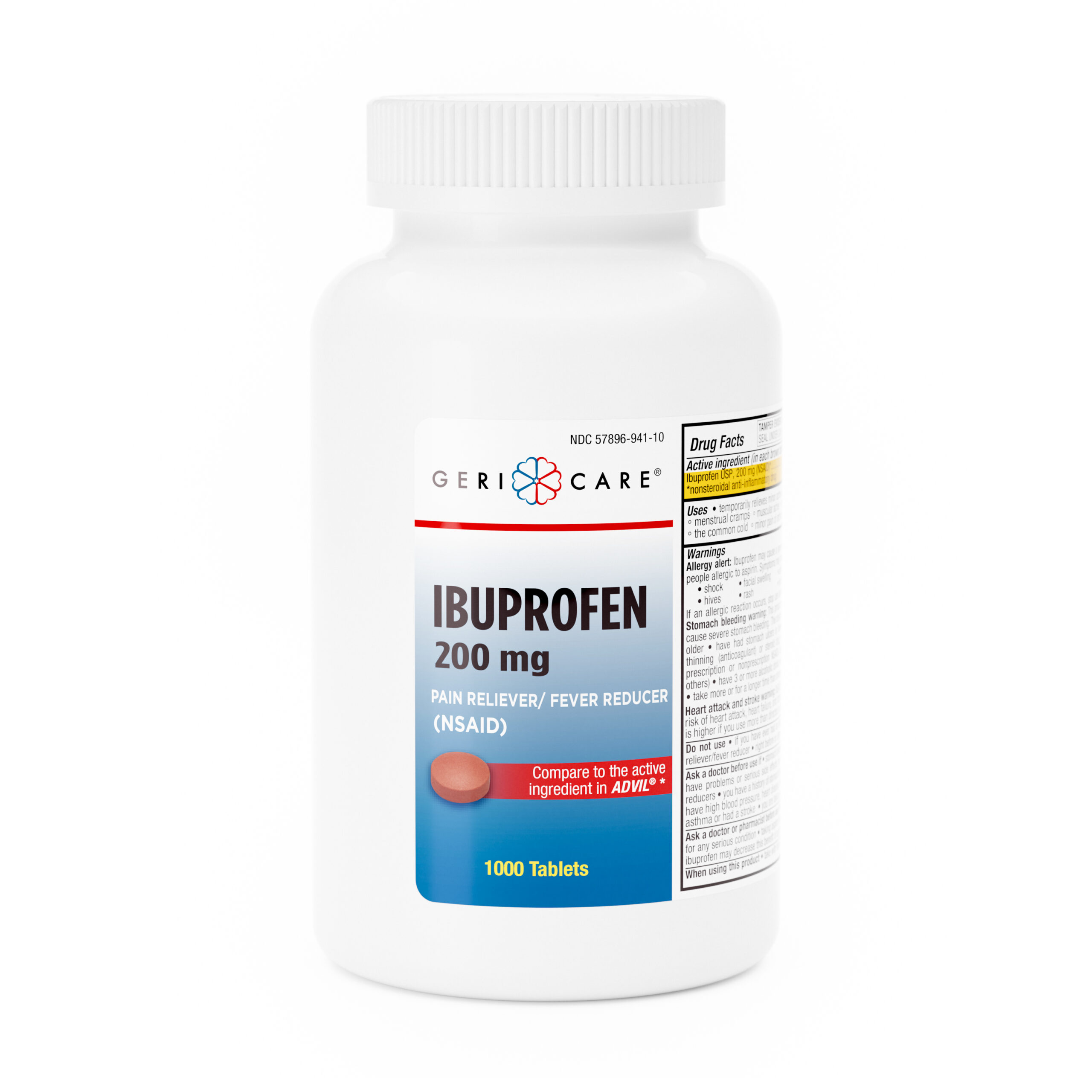 Ibuprofen 200mg – 1000 Tablets