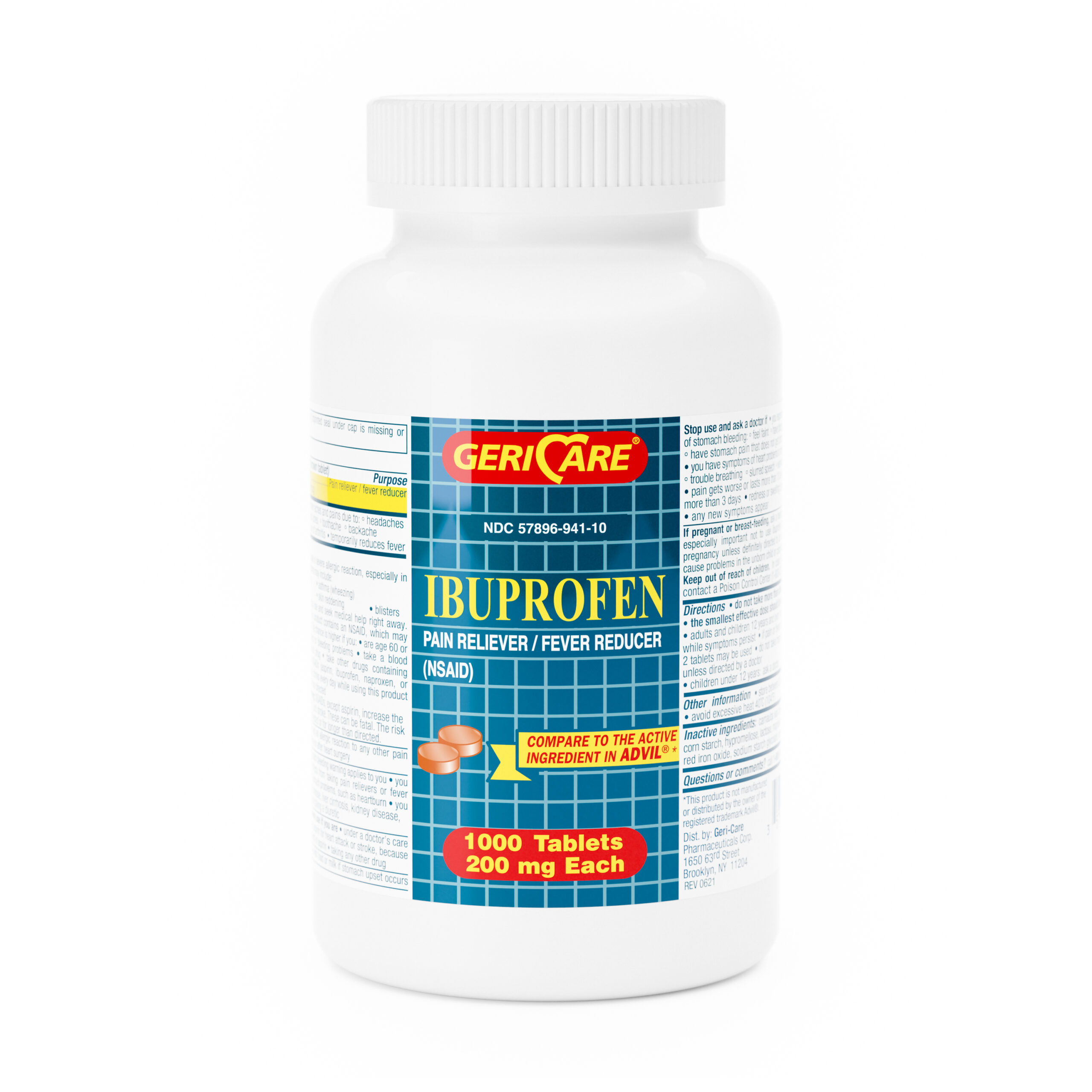 Ibuprofen 200mg – 1000 Tablets