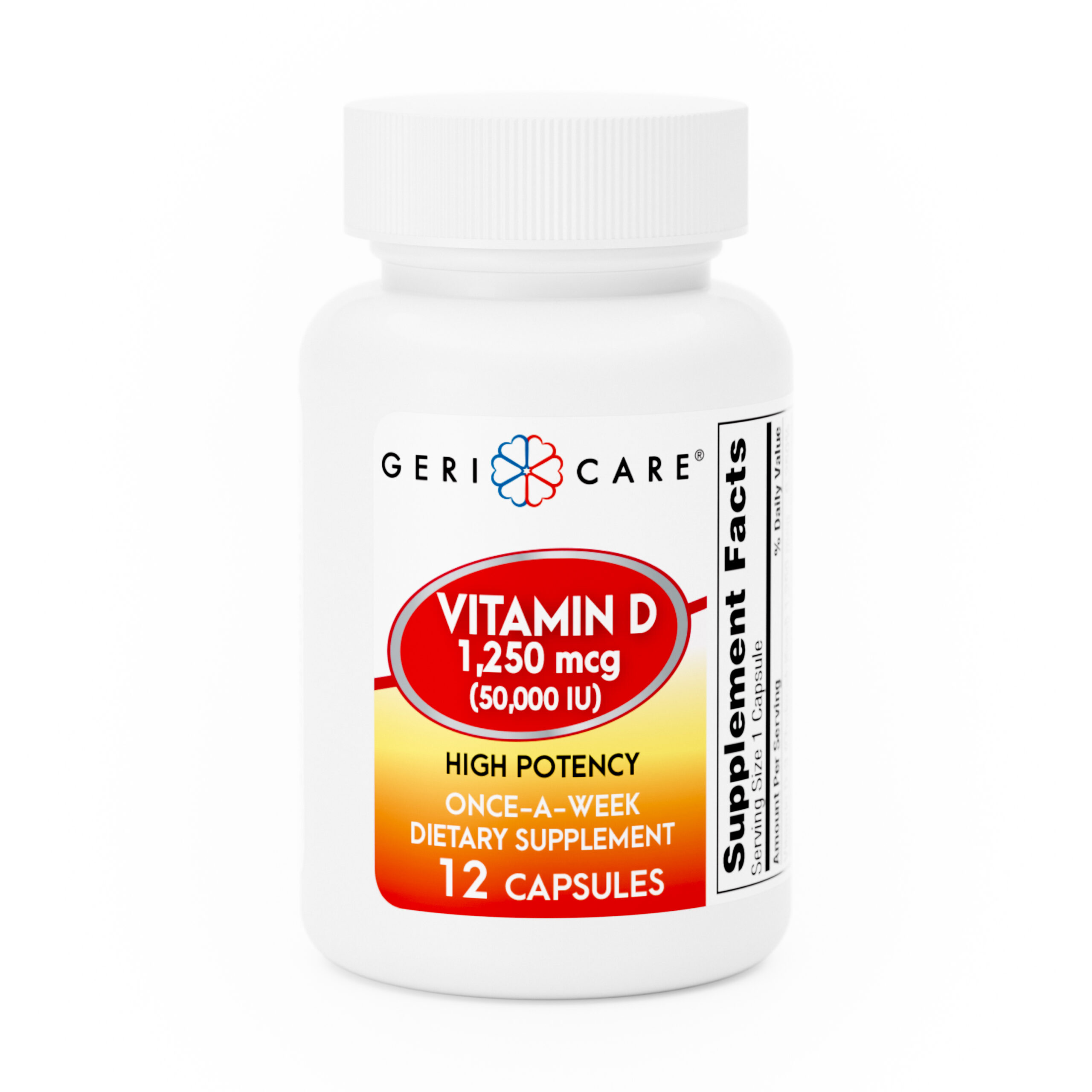 Vitamin D 1,250mcg – 12 Capsules