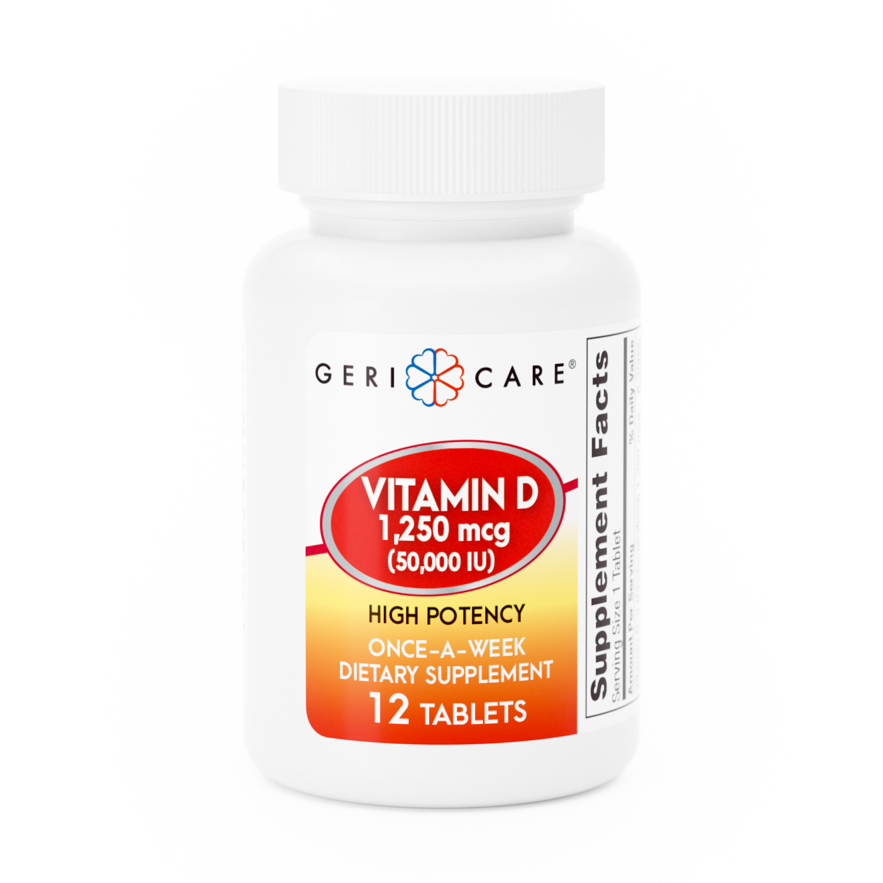 Vitamin D 1,250mcg – 12 Tablets