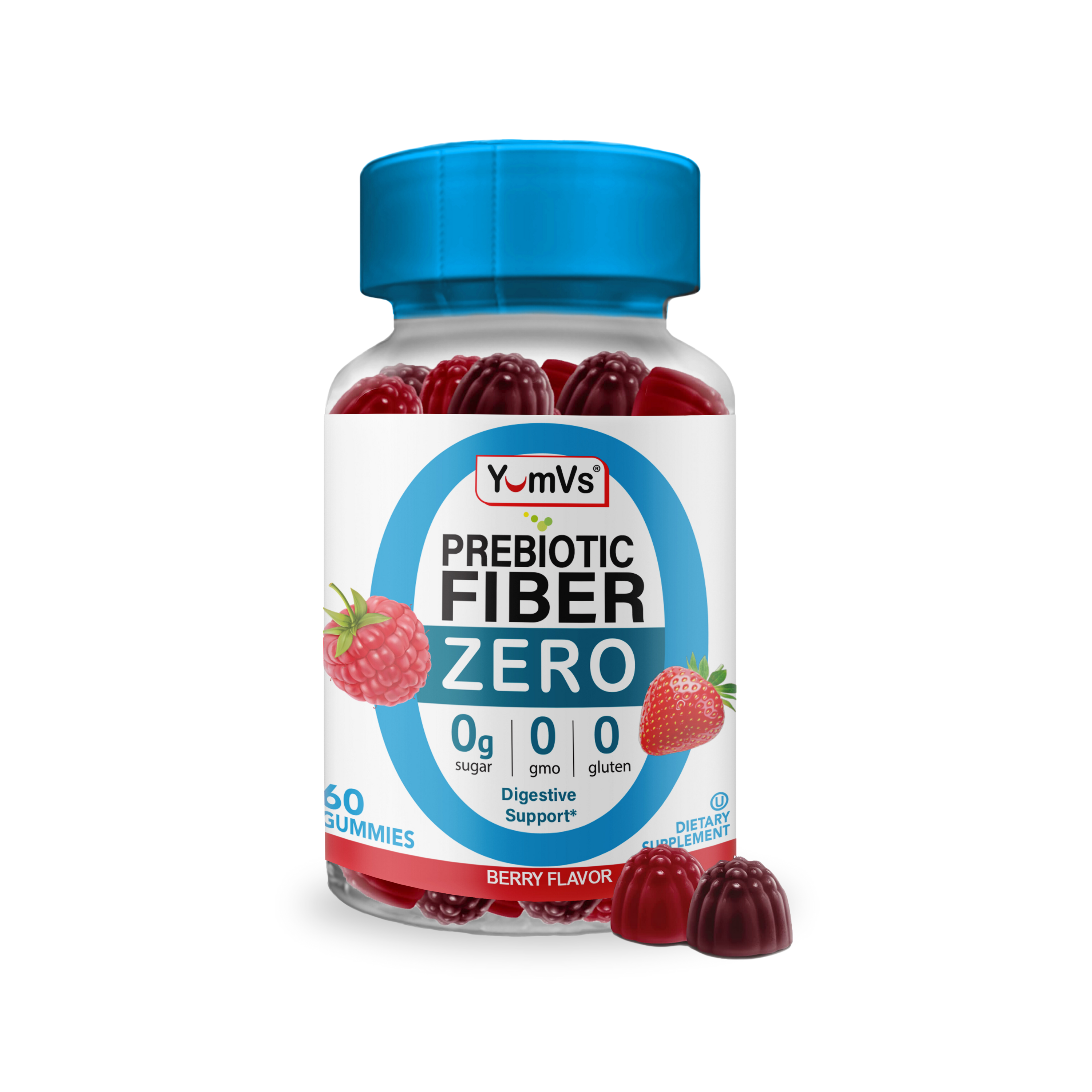 Prebiotic Fiber Gummies – Sugar Free
