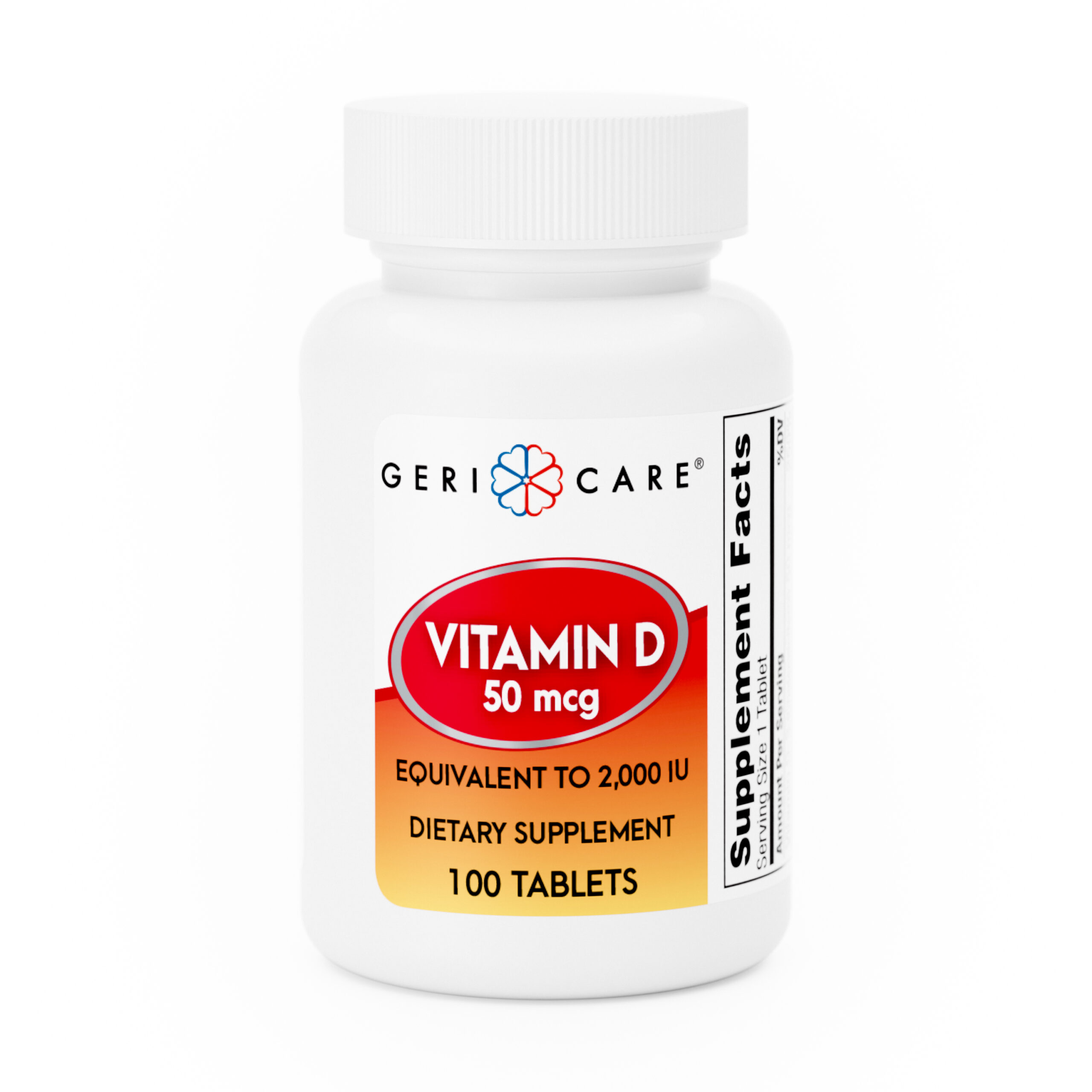 Vitamin D 50 mcg  – 100 Tablets