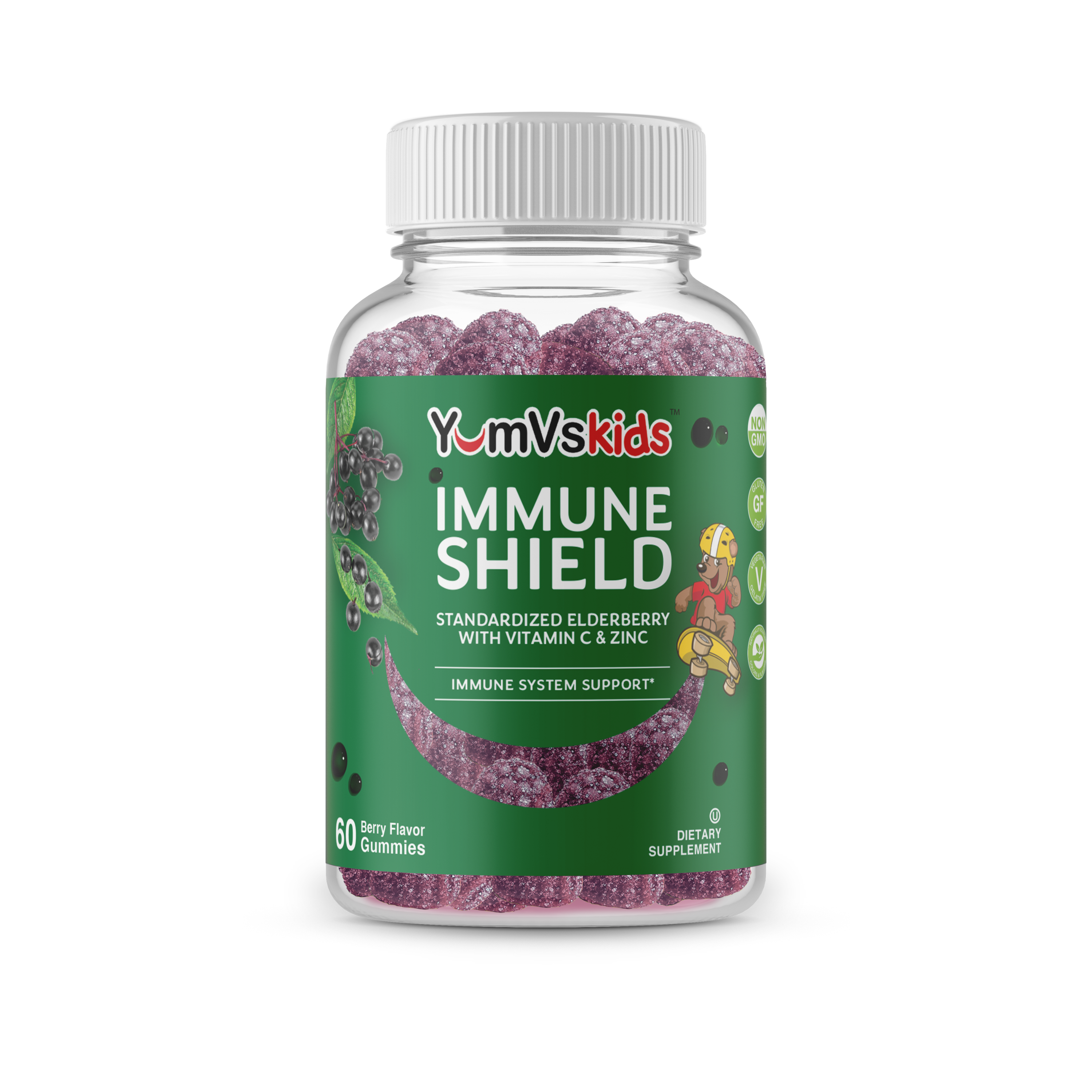 Immune Shield with Sambucus Gummies