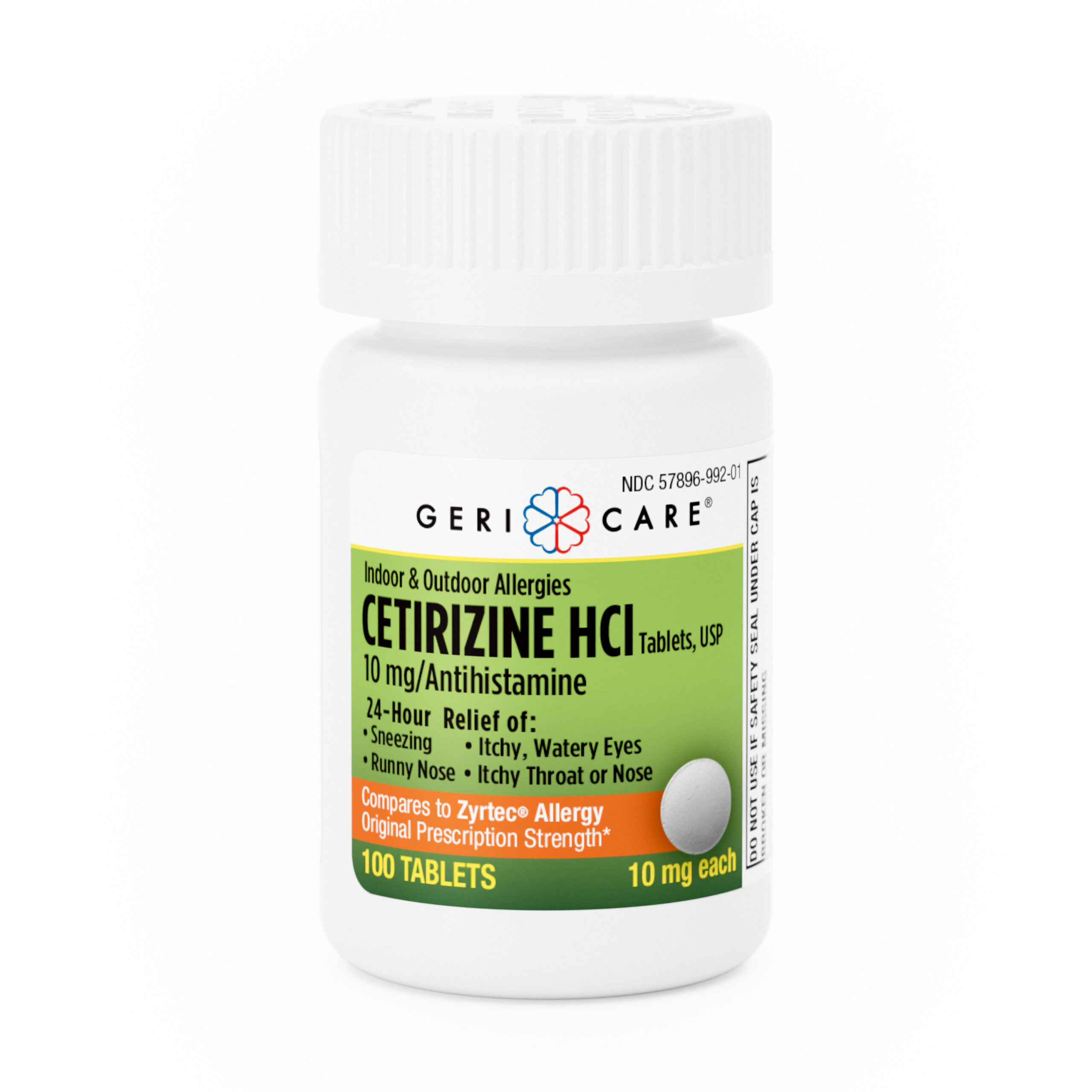 Cetirizine Allergy Relief – 100 Tablets