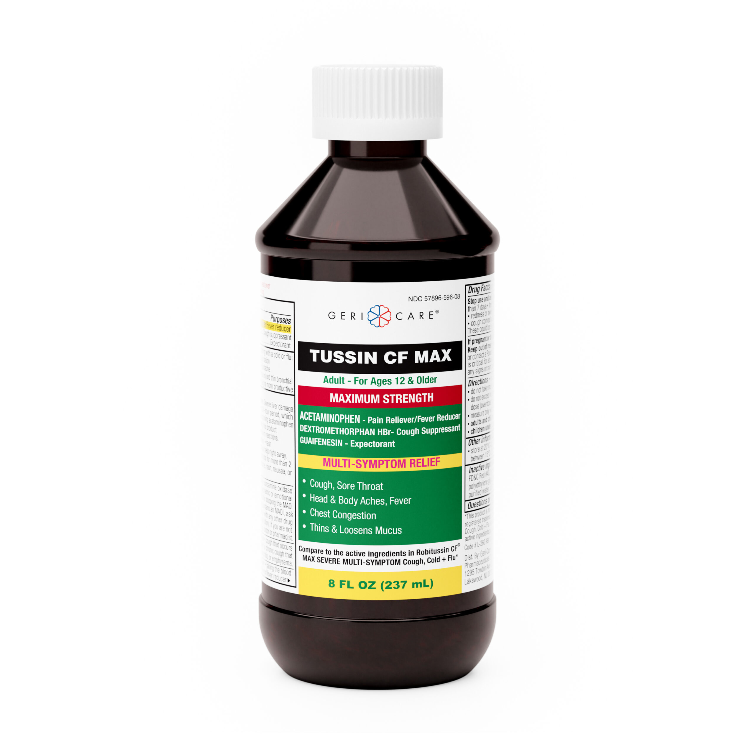 Geri-Tussin CF Max Liquid – 8 Oz